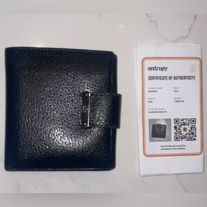 Gucci Black Leather Bifold Wallet